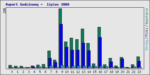 Raport Godzinowy -  lipiec 2009