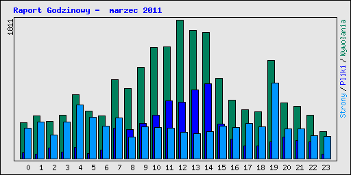 Raport Godzinowy -  marzec 2011