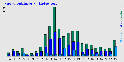 Raport Godzinowy -  lipiec 2012