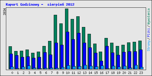Raport Godzinowy -  sierpie� 2012