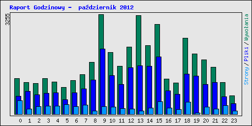 Raport Godzinowy -  pa�dziernik 2012