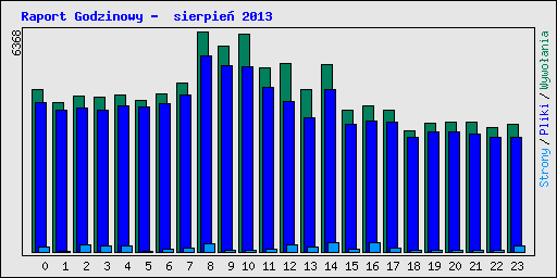 Raport Godzinowy -  sierpie� 2013