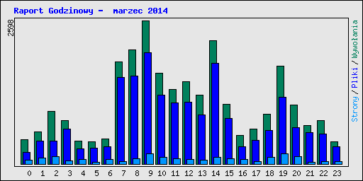Raport Godzinowy -  marzec 2014