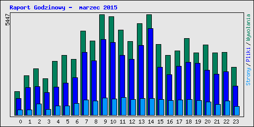 Raport Godzinowy -  marzec 2015