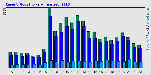 Raport Godzinowy -  marzec 2016